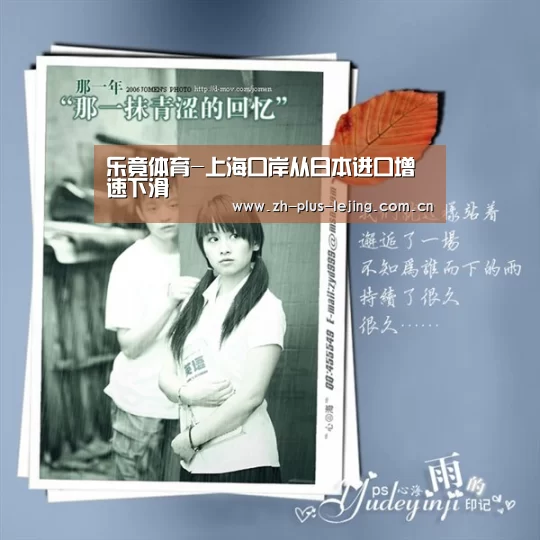 乐竟体育-上海口岸从日本进口增速下滑(图1) 乐竟体育app